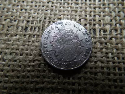 Ezüst 10 krajcár 1848 KB , ritka !  , Körmöcbánya 