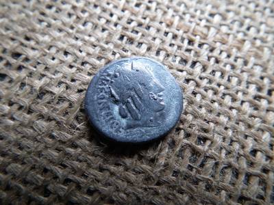 Mn. Fonteius Római Köztársaság ezüst / potin dénár Kre 85
