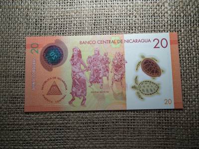 Nicaragua 20 cordobas 2014 UNC , córdobas , C1