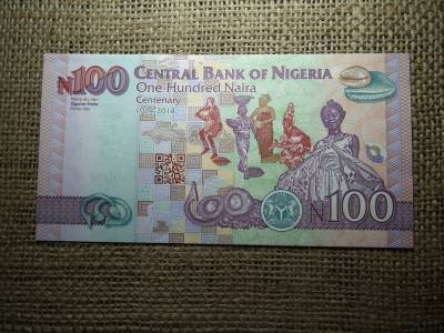 Nigéria 100 naira 2014 UNC  , C1