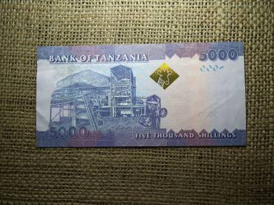 Tanzánia 5000 shilingi 2020 UNC , C1