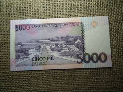 S . Tomé 5000 dobras 2013 UNC , C1