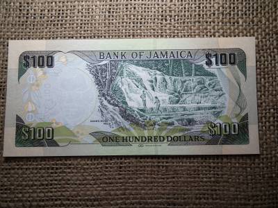 Jamaica 100 dollars 2014 UNC , C1