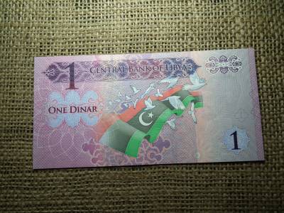 Líbia 1 dinar 2013 UNC , C1