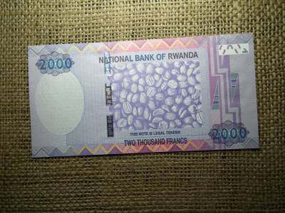 Ruanda 2000 francs 2014 UNC , C1