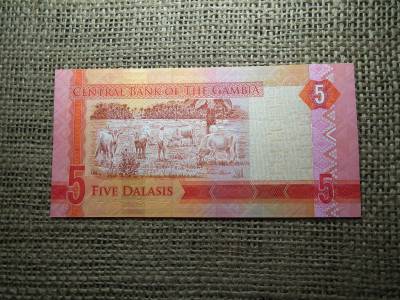 Gambia 5 dalasis 2015 UNC , C1