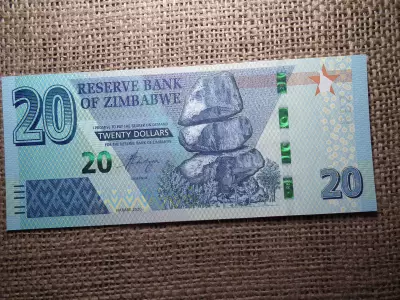 Zimbabwe 20 dollars 2020 UNC , C1
