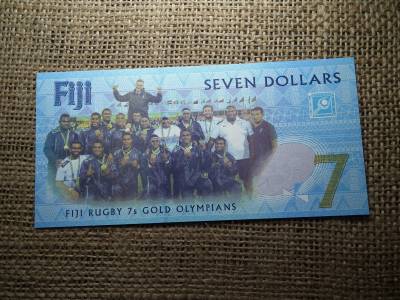 Fiji 7 dollars 2017 , dollár , UNC , C1