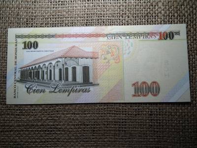 Honduras 100 lempiras 2014 UNC , C1