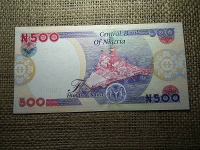 Nigéria 500 naira 2016 UNC , C1