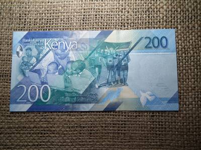 Kenya 200 shilingi 2019 UNC , C1