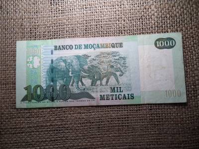 Mozambik 1000 meticais 2011 VF , C1