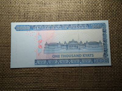 Myanmar 1000 kyats 2019 UNC , C1