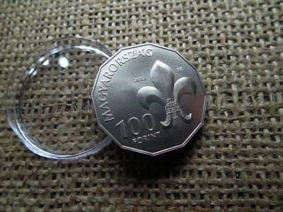 100 forint 2012 , BU , Magyar Cserkészszövetség 