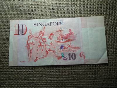 Szingapúr 10 dollars 1999 , dollár 
