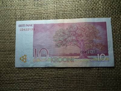 Észtország , 10 korona 2006 , krooni 