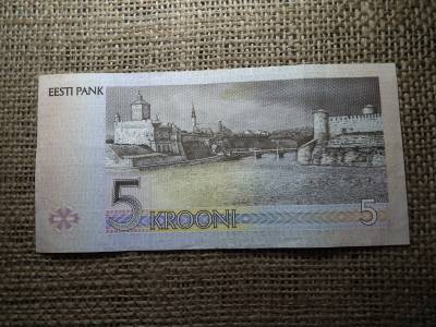 Észtország , 5 korona 1994 , krooni 