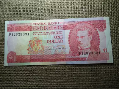 Barbados 1 dollar 1973 , dollár 