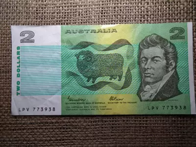 Ausztrália 2 dollars 1974 - 1985 , dollár 