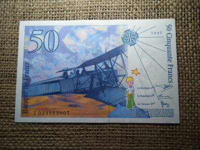 Franciaország 50 frank 1997 , francs , hajtatlan 