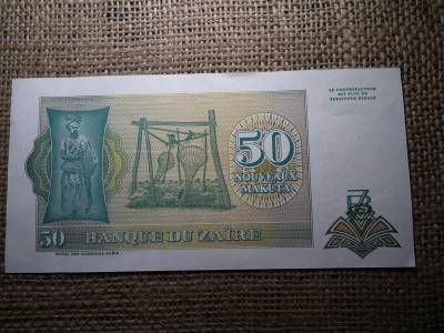 Zaire 50 zaires 1993 , hajtatlan 