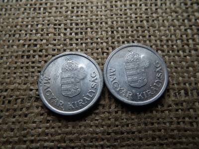 1 pengő 1941 , Magyar címer  beütéssel , ellen-jeggyel  ár/db 
