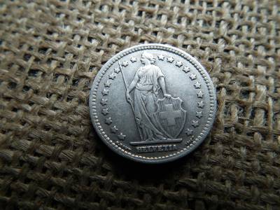 Svájc , ezüst 1 frank 1943 B , franc