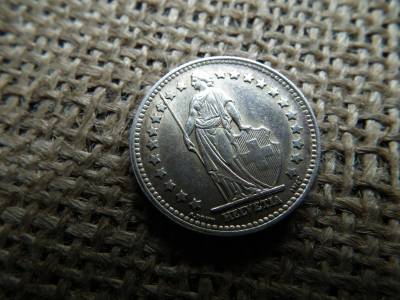 Svájc , ezüst 1 frank 1952 B , franc