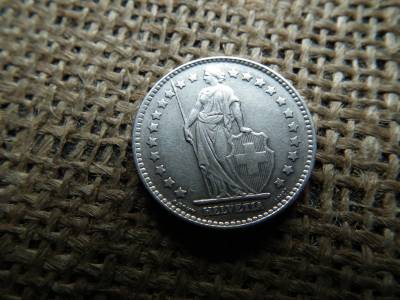 Svájc , ezüst 1 frank 1962 B , franc
