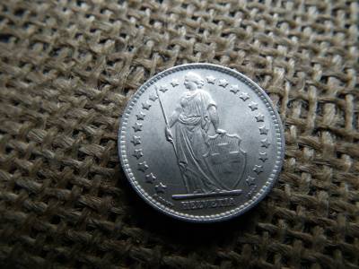 Svájc , ezüst 1 frank 1964 B , franc