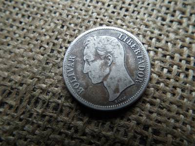 Venezuela ezüst 2 bolivares 1945 
