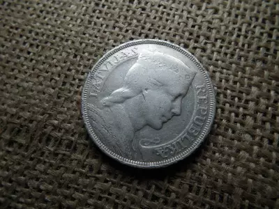 Lettország ezüst 5 lati 1931 