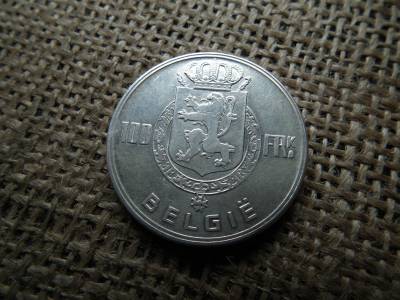 Belgium , ezüst 100 frank 1951