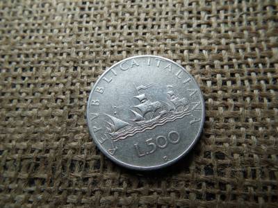 Olaszország , ezüst 500 líra 1959 , lire 
