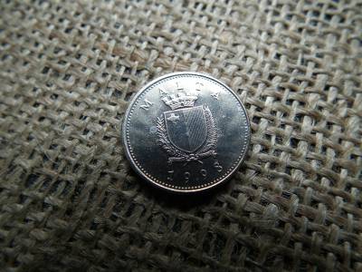 Málta 10 cents 1998 , cent ,   Verdefényes 