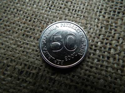 Szlovénia 50 Tolarjev 2003 , verdefényes 