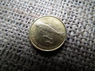 Szlovénia 1 Tolar 2001 , verdefényes 