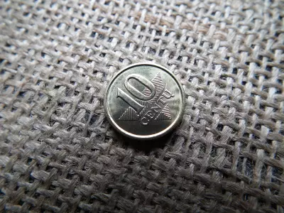Litvánia 10 centu 1998 , verdefényes 