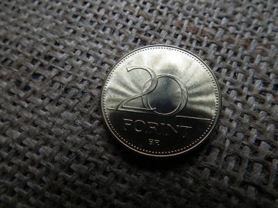 20 forint 1995 , verdefényes 