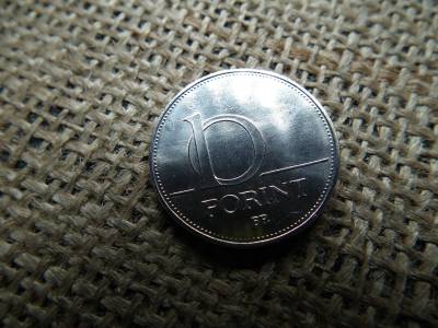 10 forint 1995 , verdefényes 
