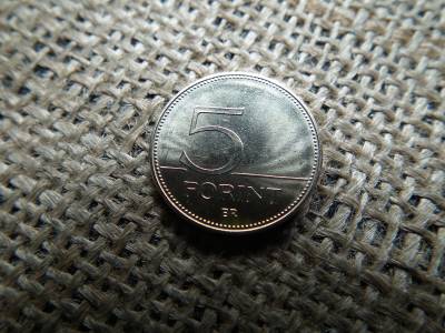5 forint 2000 , verdefényes 