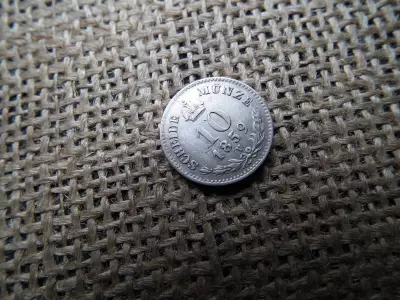 Ezüst 10 krajcár 1859 V