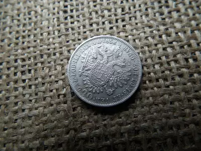 Ezüst 20 krajcár 1852 A , extra