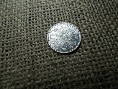 Ezüst 20 krajcár 1870 , extra , verdefény , sas átüt a portréra - portré a sasra , verdehibás Ezüst 20 krajcár 1870 , extra , verdefény , sas átüt a portréra - portré a sasra , verdehibás