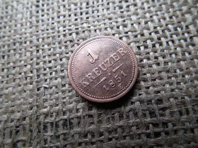 1 krajcár 1858 E , Gyulafehérvár , ritka ! 