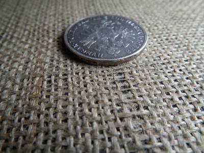 Ezüst 2 florin 1888 , sérült perem Ezüst 2 florin 1888 , sérült perem