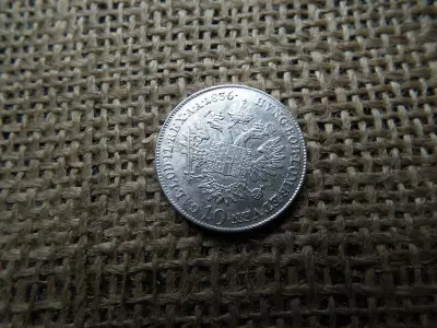 Ezüst 10 krajcár 1836 A , Ritka ! 