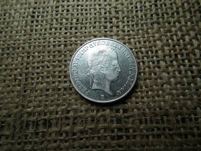 Ezüst 20 krajcár 1847 B , Körmöcbánya Ezüst 20 krajcár 1847 B , Körmöcbánya