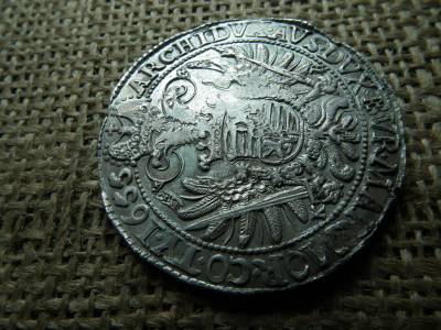 III. Ferdinánd ezüst tallér 1655 KB , nagyon szép !  1637-1657 