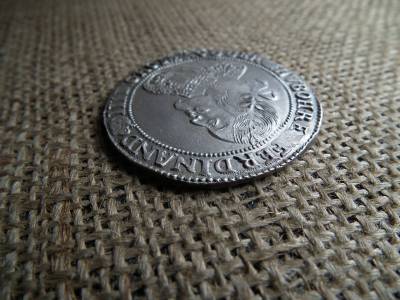 III. Ferdinánd ezüst tallér 1655 KB , nagyon szép !  1637-1657 